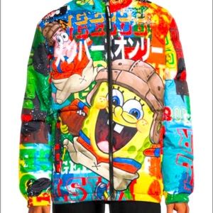 🏈🏈NWT SpongeBob Square Pants, Size 2X Jacket New Never Worn